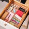 Sorbus 5-Piece Clear Acrylic Narrow Office Drawer Organizer Set - Perfect for pens, craft supplies & more